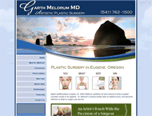 Tablet Screenshot of meldrumplasticsurgery.com